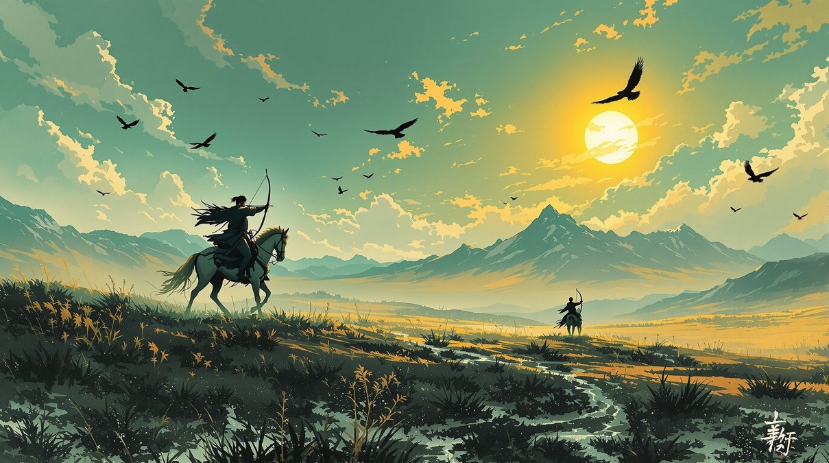 《射雕英雄传》剧照背景